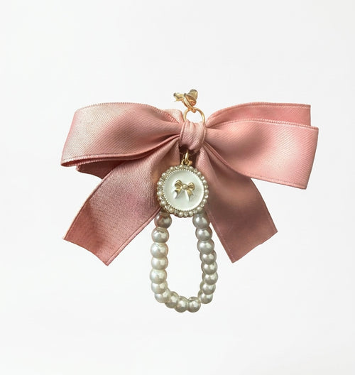 Como Bonita Pearl lip gloss key chain